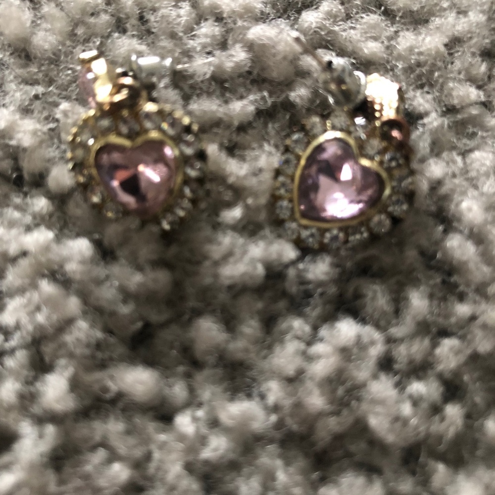 Gold Hearts Earrings